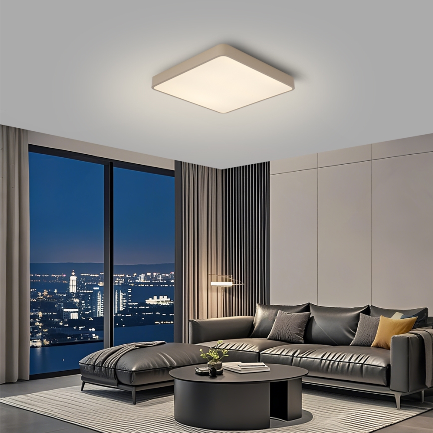 Brilagi - Plafón LED POOL LED/36W/230V 3000/4000/6000K 40x40 cm beige