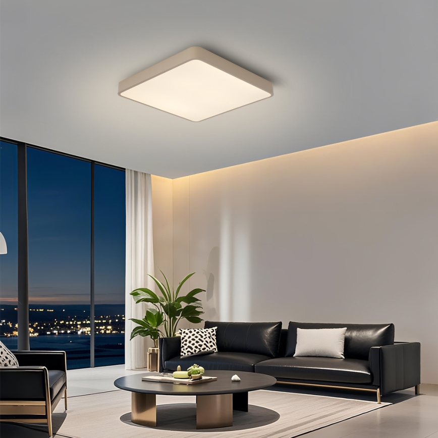 Brilagi - Plafón LED POOL LED/36W/230V 3000/4000/6000K 40x40 cm beige