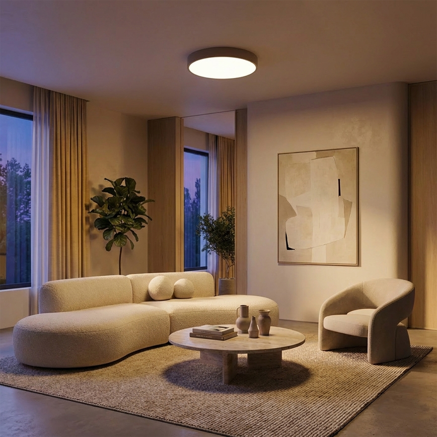 Brilagi - Plafón LED POOL LED/36W/230V 3000/4000/6000K Ø 30 cm beige