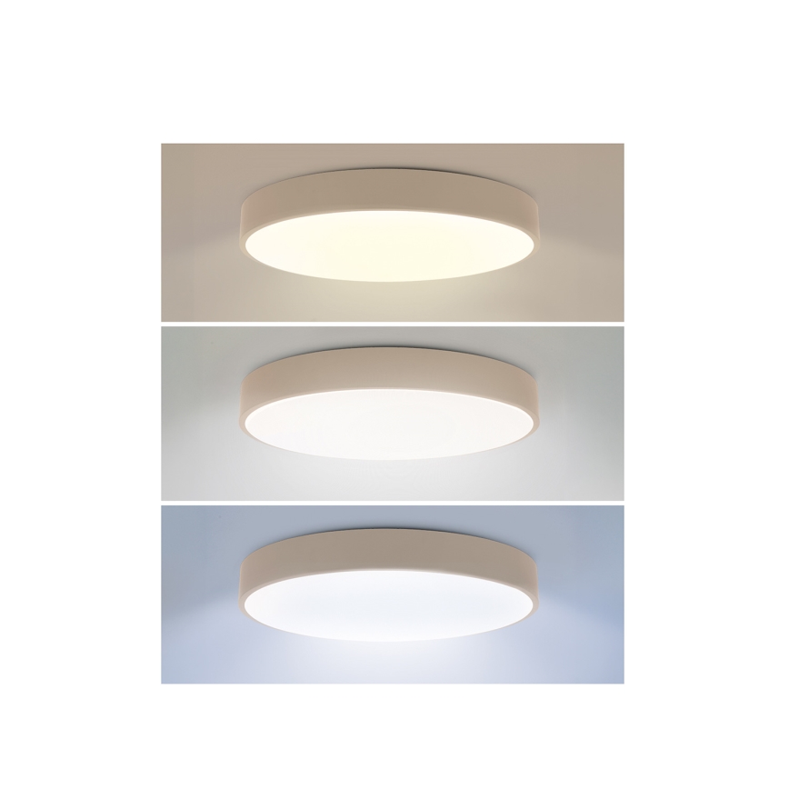 Brilagi - Plafón LED POOL LED/36W/230V 3000/4000/6000K Ø 30 cm beige