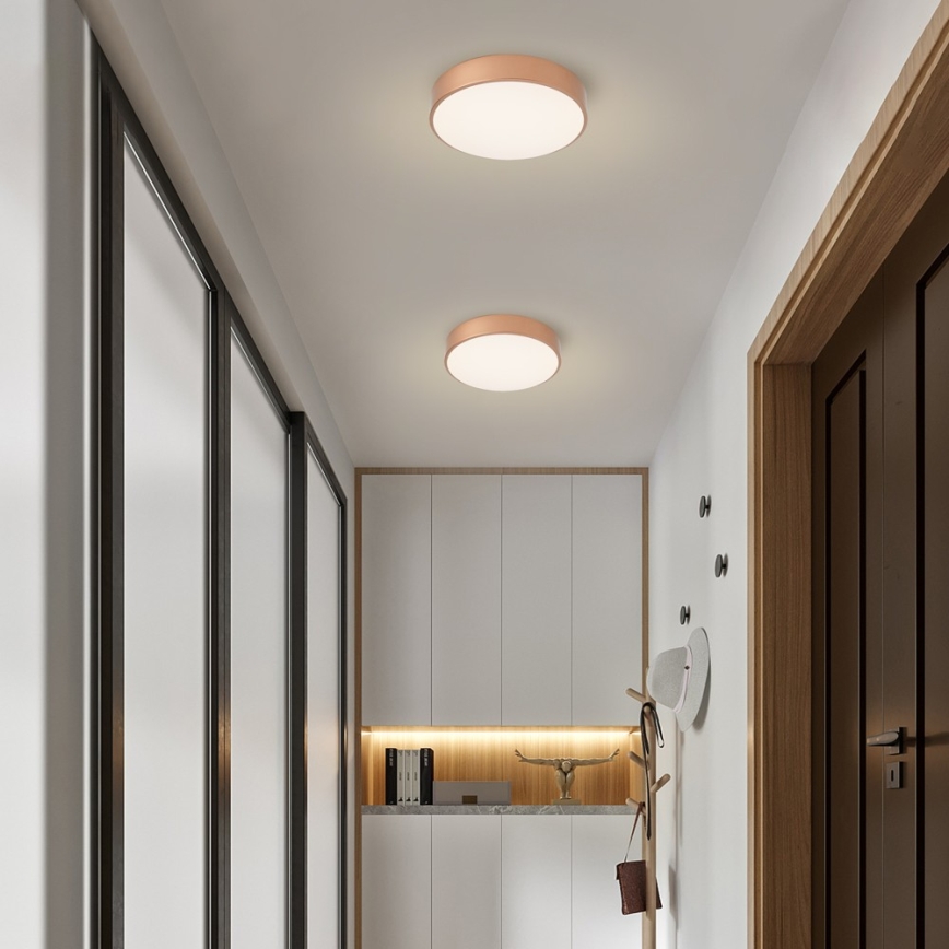 BRILAGI - Plafón LED de techo POOL LED/36W/230V 3000/4000/6000K Ø 30 cm bronce