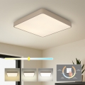 BRILAGI - Plafón LED POOL SQUARE LED/36W/230V 3000/4000/6000K 40x40 cm beige
