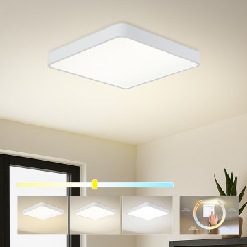 Brilagi - Plafón LED POOL SQUARE LED/36W/230V 3000/4000/6000K 40x40 cm blanco