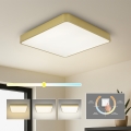 BRILAGI - Plafón LED POOL SQUARE LED/36W/230V 3000/4000/6000K 40x40 cm dorado
