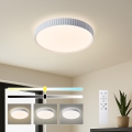 Brilagi - Plafón LED regulable CORVO LED/54W/230V 3000-6000K blanco, diámetro 40 cm + mando a distancia
