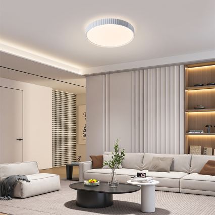 Brilagi - Plafón LED regulable CORVO LED/54W/230V 3000-6000K blanco, diámetro 40 cm + mando a distancia