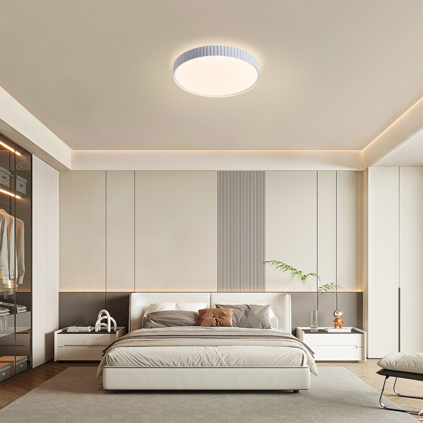 Brilagi - Plafón LED regulable CORVO LED/54W/230V 3000-6000K blanco, diámetro 40 cm + mando a distancia