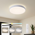 Brilagi - Plafón LED regulable CORVO LED/72W/230V 3000-6000K blanco Ø 50 cm + mando a distancia