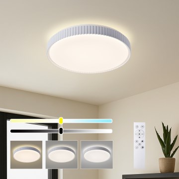 Brilagi - Plafón LED regulable CORVO LED/72W/230V 3000-6000K blanco Ø 50 cm + mando a distancia