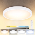 Brilagi - Plafón LED regulable ESTELA LED/36W/230V 3000-6500K ø 30 cm blanco + control remoto