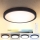 Brilagi - Plafón LED regulable ESTELA LED/36W/230V 3000-6500K ø 30 cm negro + control remoto