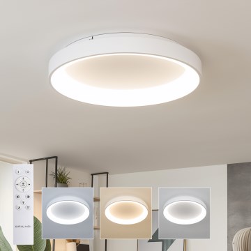 Brilagi - Plafón LED regulable FALCON II LED/99W/230V 3000-6500K, diámetro de 60 cm, blanco + mando a distancia