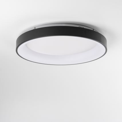Brilagi - Luminaria de techo LED regulable FALCON II LED/99W/230V 3000-6500K Ø 60 cm negra + mando a distancia