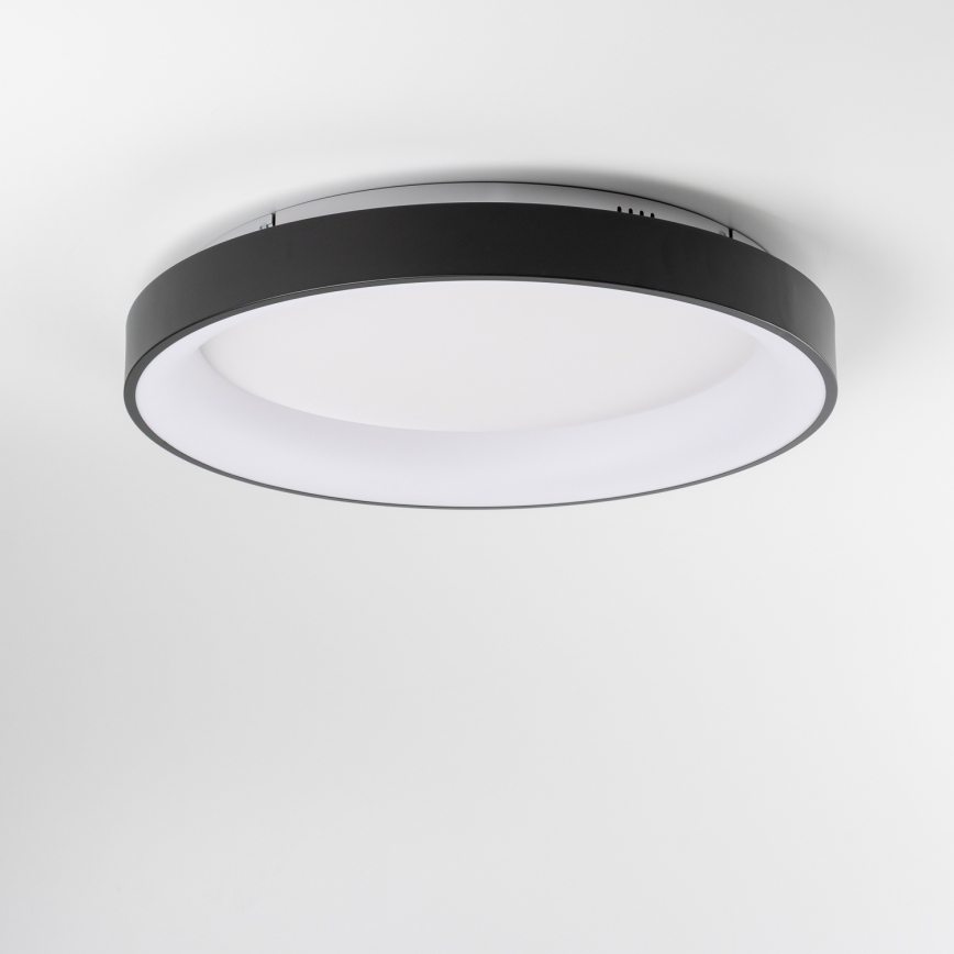 Brilagi - Luminaria de techo LED regulable FALCON II LED/99W/230V 3000-6500K Ø 60 cm negra + mando a distancia