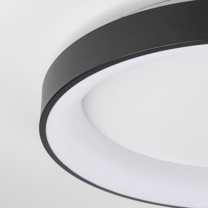 Brilagi - Luminaria de techo LED regulable FALCON II LED/99W/230V 3000-6500K Ø 60 cm negra + mando a distancia