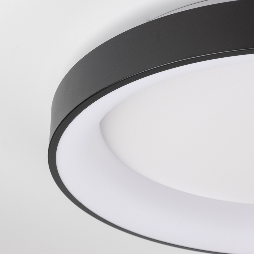 Brilagi - Luminaria de techo LED regulable FALCON II LED/99W/230V 3000-6500K Ø 60 cm negra + mando a distancia