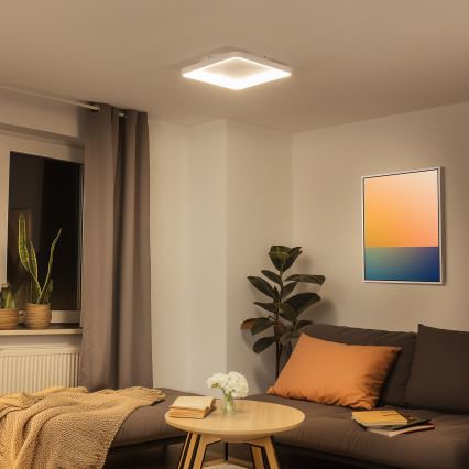 Brilagi - Luminaria de techo LED regulable FALCON SLIM LED/50W/230V 3000-6500K 50x50 cm blanca + mando a distancia