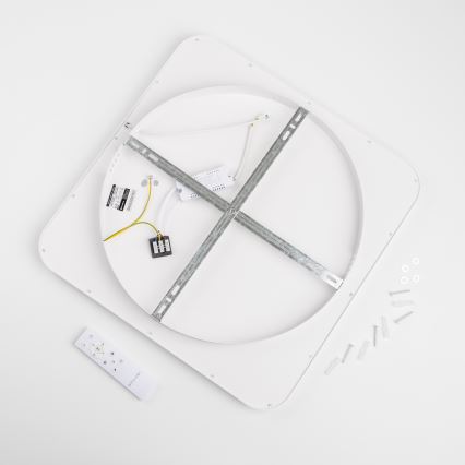 Brilagi - Luminaria de techo LED regulable FALCON SLIM LED/50W/230V 3000-6500K 50x50 cm blanca + mando a distancia