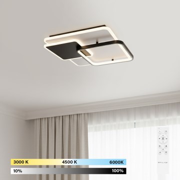 Brilagi - Plafón LED regulable FLARE LED/64W/230V 45x45 cm 3000/4000/6000K + control remoto