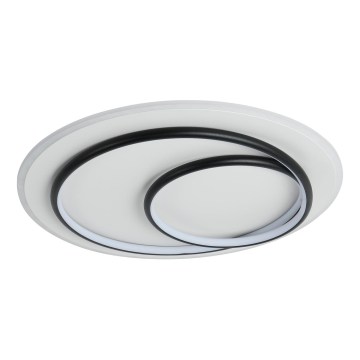 Brilagi - Plafón LED regulable FLARE LED/70W/230V 3000-6000K diámetro 50 cm blanco/negro + mando a distancia