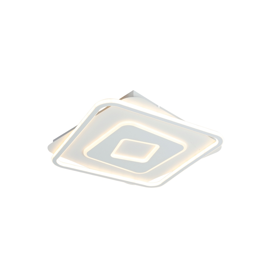 Brilagi - Luminaria de techo LED regulable IRIS LED/98W/230V 3000-6000K 50x50 cm blanca + control remoto