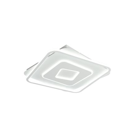 Brilagi - Luminaria de techo LED regulable IRIS LED/98W/230V 3000-6000K 50x50 cm blanca + control remoto