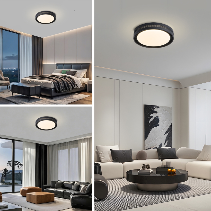 Brilagi - Luminaria de techo LED regulable KREON LED/54W/230V 3000-6000K blanco Ø 38 cm + mando a distancia