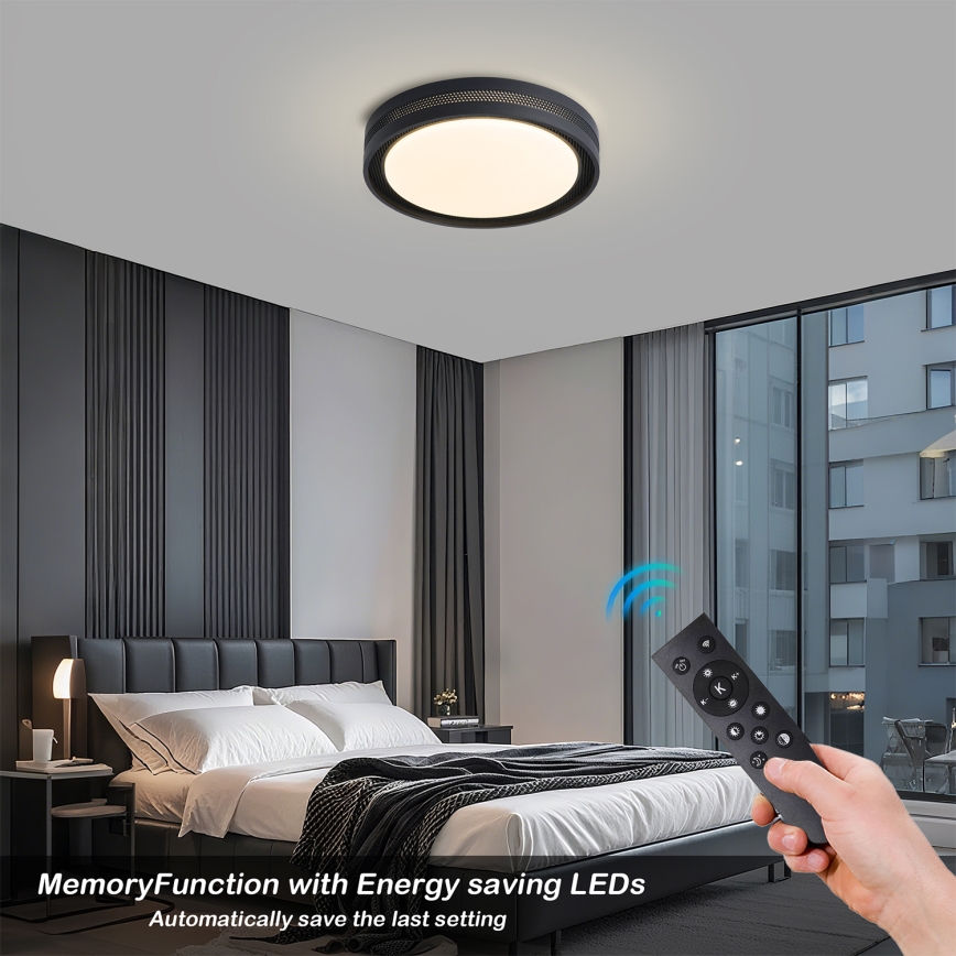 Brilagi - Luminaria de techo LED regulable KREON LED/54W/230V 3000-6000K blanco Ø 38 cm + mando a distancia