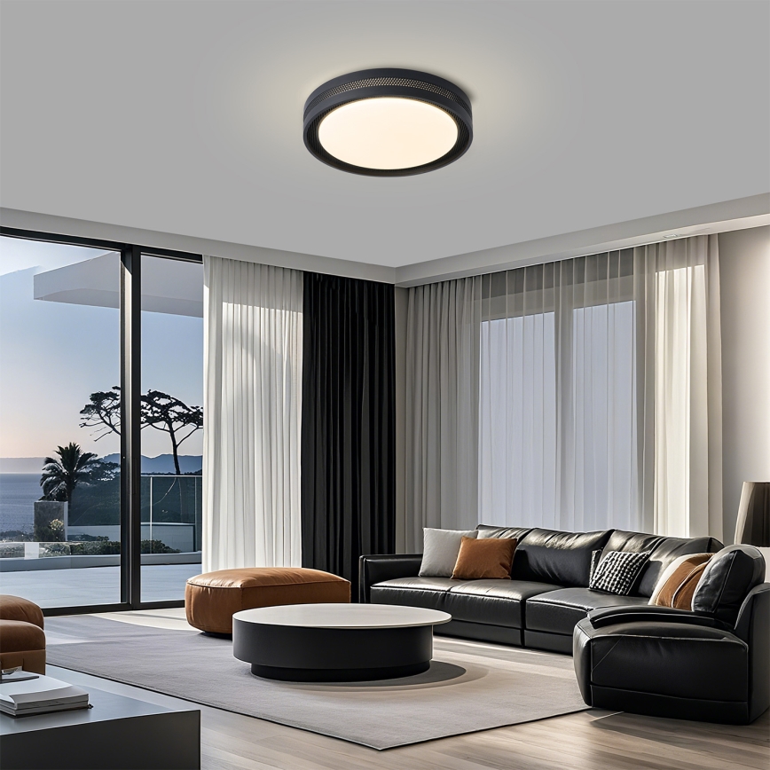 Brilagi - Luminaria de techo LED regulable KREON LED/54W/230V 3000-6000K blanco Ø 38 cm + mando a distancia