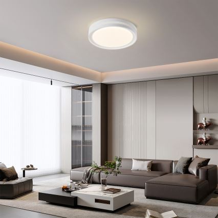 Brilagi - Luminaria de techo LED regulable KREON LED/54W/230V 3000-6000K negro Ø 38 cm + mando a distancia