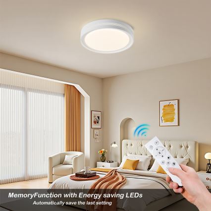 Brilagi - Luminaria de techo LED regulable KREON LED/54W/230V 3000-6000K negro Ø 38 cm + mando a distancia