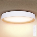 Brilagi - Plafón LED regulable LARIOS LED/48W/230V 3000-6500K ø 39 cm blanco + control remoto