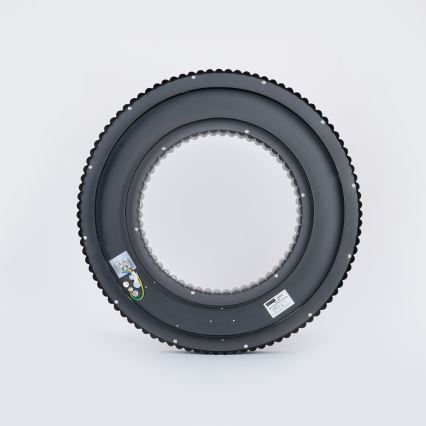 Brilagi - Luminaria de techo LED regulable LUMIX LED/48W/230V 3000–6000K negra Ø 50 cm + mando a distancia