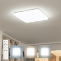 Brilagi - Plafón LED regulable MILKY WAY LED/24W/230V 3000-6500K 37x37 cm + mando a distancia