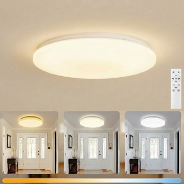Brilagi - Plafón LED regulable MILKY WAY LED/36W/230V 3000-6500K Ø 48 cm + mando a distancia
