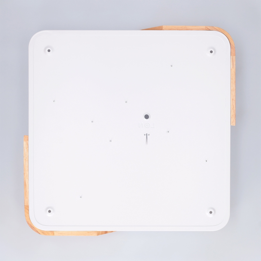 BRILAGI - Luminaria de techo LED regulable PILANA LED/48W/230V 3000-6500K roble/blanco 42x42 cm + mando a distancia