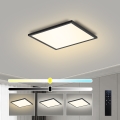 Brilagi - Plafón LED regulable SLIMFRAME LED/25W/230V 30x30 cm 3000-6000K negro + control remoto