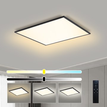 Brilagi - Plafón LED regulable SLIMFRAME LED/58W/230V 60x60 cm 3000-6000K negro + control remoto