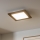 Brilagi - Plafón LED regulable SLIMFRAME WOOD LED/25W/230V 34x34 cm 3000-6000K marrón + control remoto