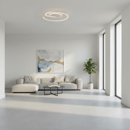 Brilagi - Luminaria de techo LED regulable SPIRAL LED/56W/230V Ø 50 cm 3000/4000/6000K + mando a distancia