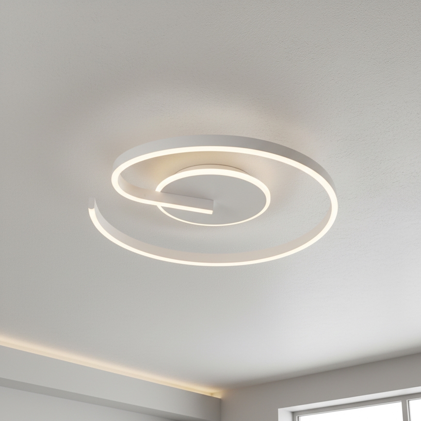 Brilagi - Luminaria de techo LED regulable SPIRAL LED/56W/230V Ø 50 cm 3000/4000/6000K + mando a distancia