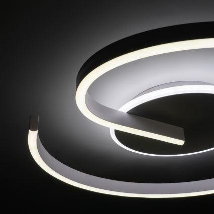 Brilagi - Luminaria de techo LED regulable SPIRAL LED/56W/230V Ø 50 cm 3000/4000/6000K + mando a distancia