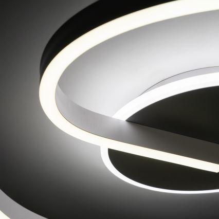 Brilagi - Luminaria de techo LED regulable SPIRAL LED/56W/230V Ø 50 cm 3000/4000/6000K + mando a distancia
