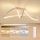 Brilagi - Plafón LED regulable TWISTER LED/60W/230V 3000-6000K beige + control remoto