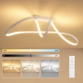 Brilagi - Plafón LED regulable TWISTER LED/60W/230V 3000-6000K blanco + mando a distancia