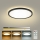 Brilagi - Plafón LED regulable ULTRA SLIM LED/18W/230V 2700-6500K Ø 30 cm negro + mando a distancia