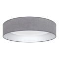 Brilagi - Plafón LED regulable VELVET SMART VARI LED/36W/230V 3000–6500K Ø 55 cm gris + mando a distancia