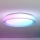 Brilagi - Plafón LED RGB regulable FLOCO LED/30W/230V, diámetro 39,5 cm, 3000-6500K, Wi-Fi Tuya + LED/6W + mando a distancia