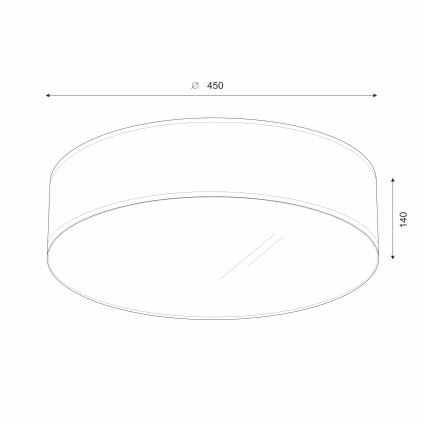 Brilagi - Plafón LED SIRIJA LED/24W/230V diá. 45 cm beige