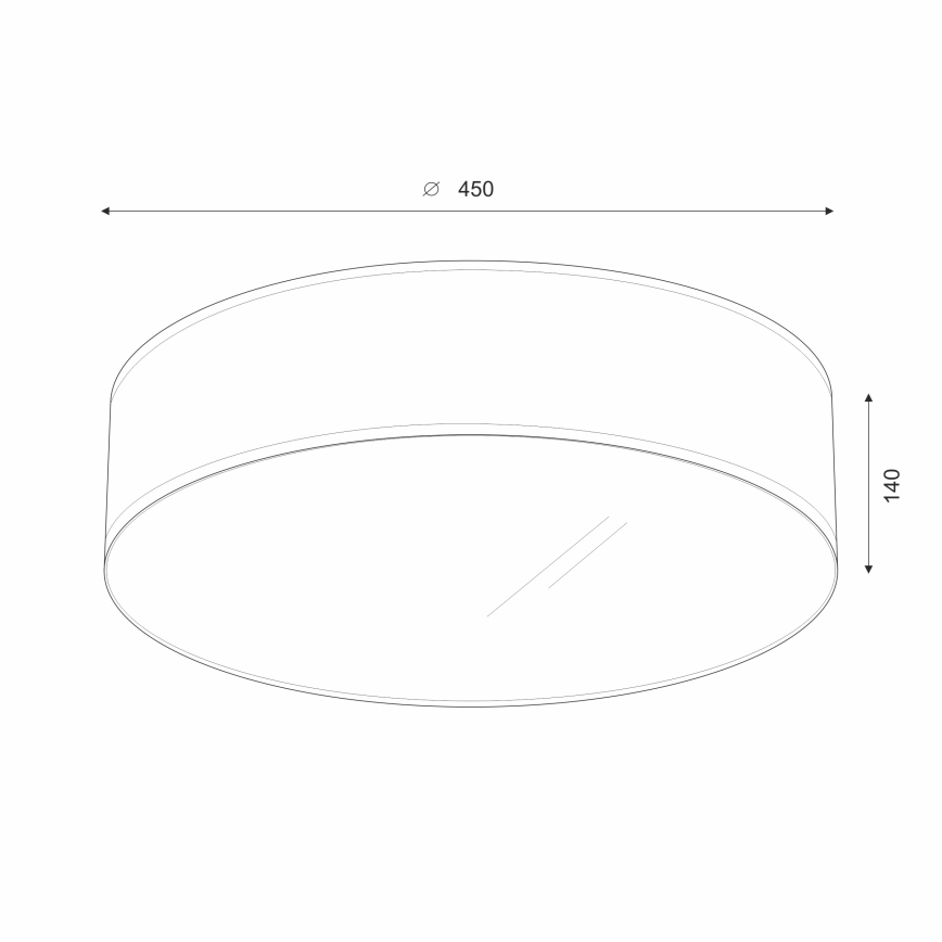 Brilagi - Plafón LED SIRIJA LED/24W/230V diá. 45 cm blanco
